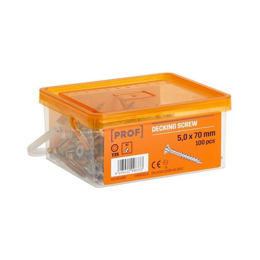 TERASSIRUUVI PROF 5X70 RST A2 T25 100