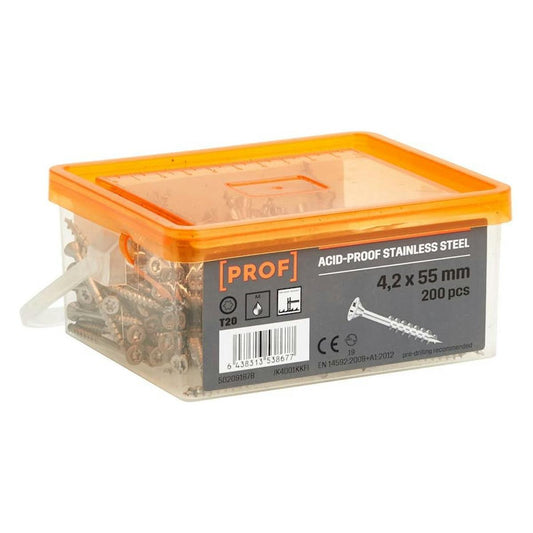 LAITURIRUUVI PROF 4,2X55mm HAPONKESTÄVÄ A4 T20 200KPL