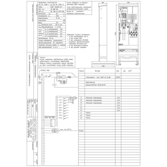 MITTAUSKESKUS ESTERI EVEP163.06-2T
