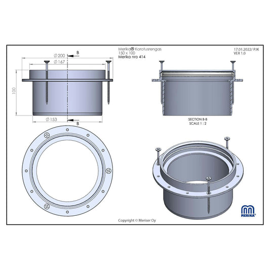 KOROTUSRENGAS MERIKA 150x100 MATTO JA LAATTA