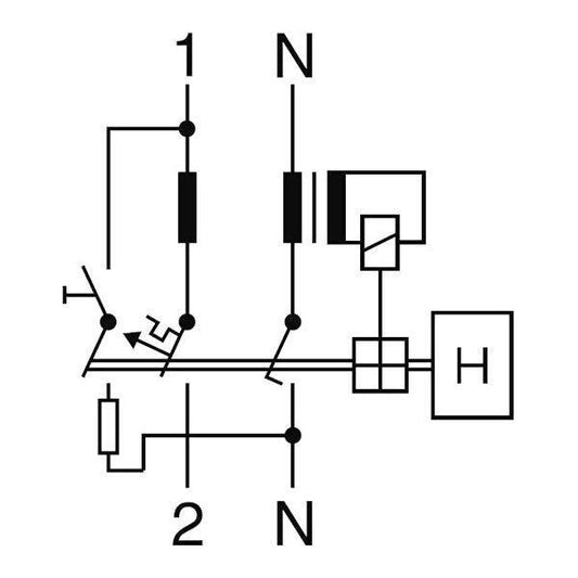 VIKAVIRTAJOHDONSUOJAKATKAISIJA PKNM-13/1N/C/003-A, 13A C 30mA
