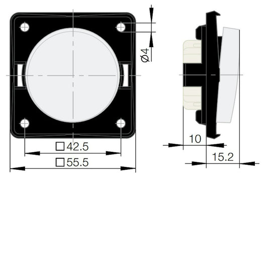 Berker vaihtokytkin upotettava kromi kiiltävä 250V, 16AX