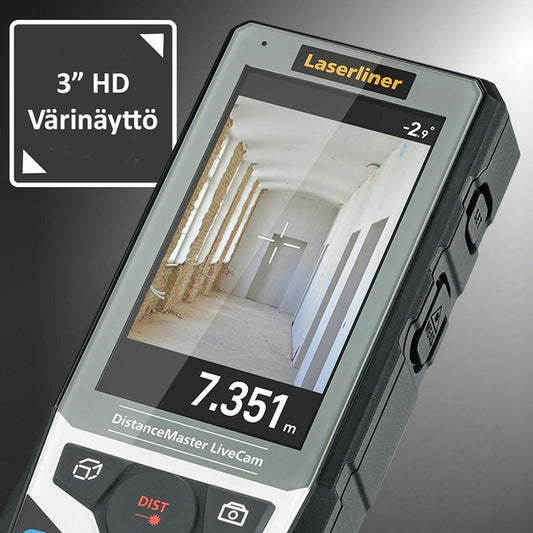 ETÄISYYSMITTARI LASERLINER DISTANCEMASTER LIVECAM