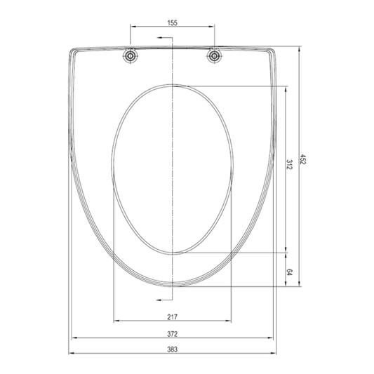 WC-ISTUINKANSI LAUFEN RIGO VALKOINEN VAKIO