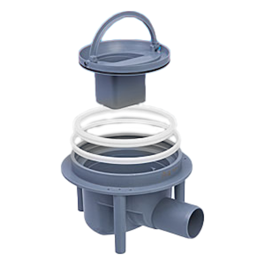 LATTIAKAIVO MERIKA DN50 MATALA VAAKA 119mm 204