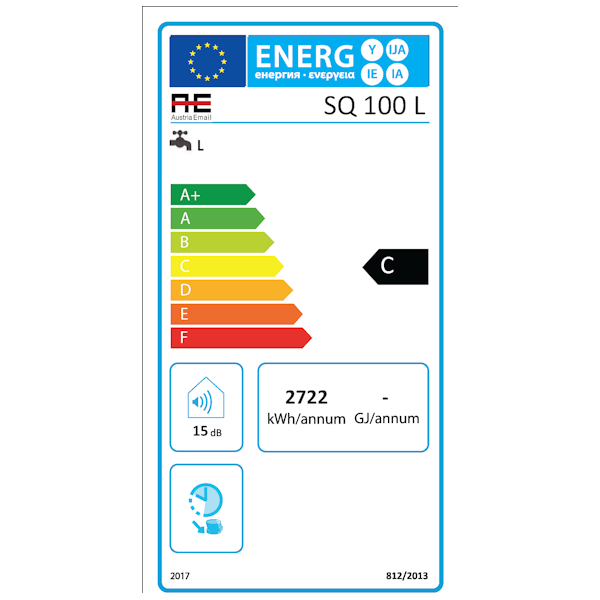 VEDENLÄMMITIN OPAL SQ 100 L 2,3kW CIQ381