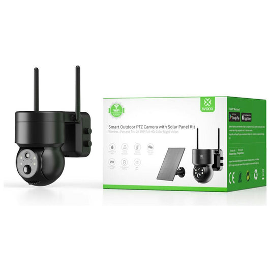 KAMERA-IP-WOOX PTZ IP65 AKKU / AURINKOPANEELI