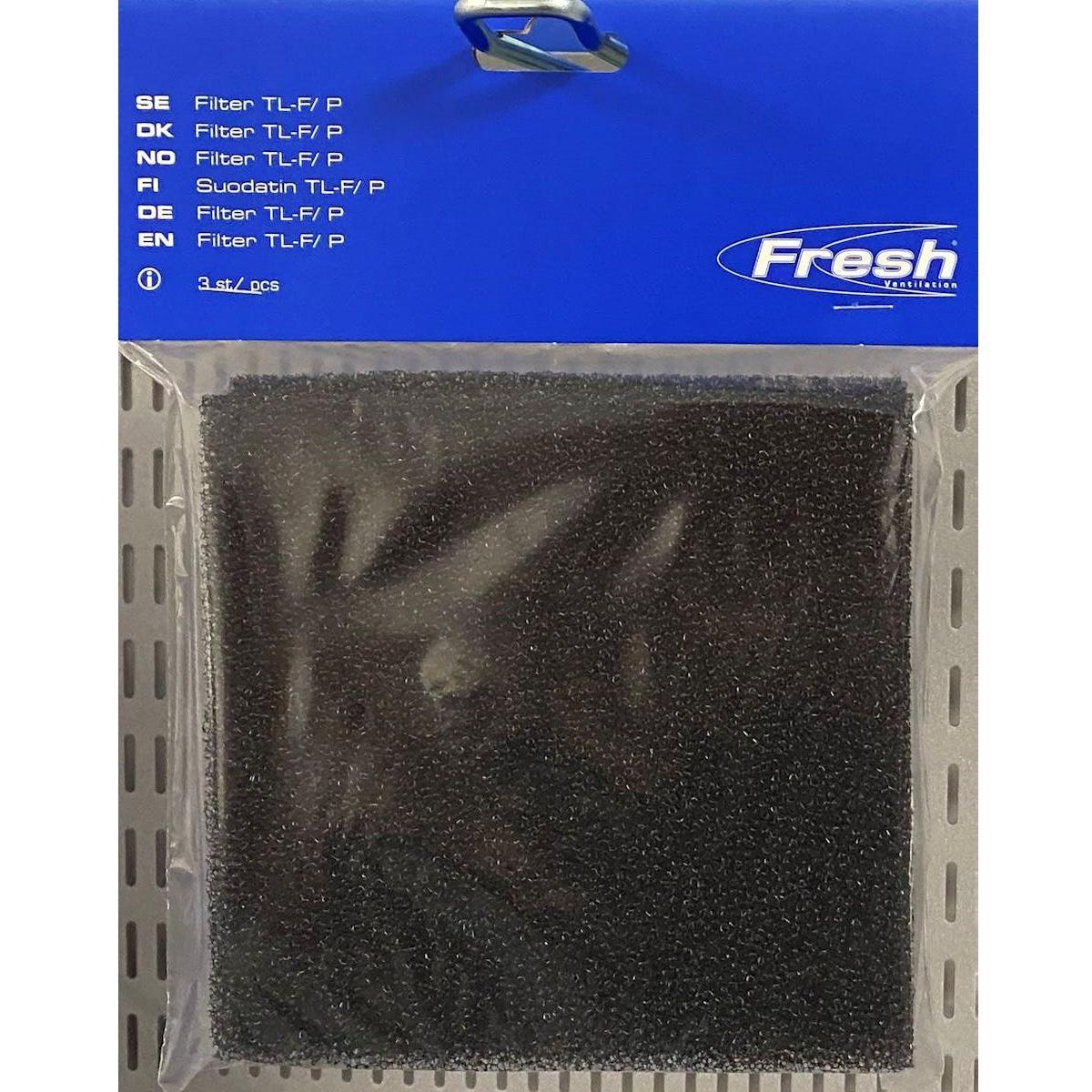VAKIOSUODATIN FRESH TL-F VENTTIILEIHIN, 2OPPI 3KPL