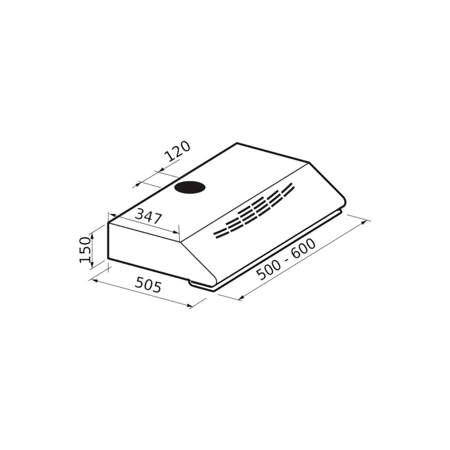 LIESITUULETIN SAVO F-1605-S 50CM RST