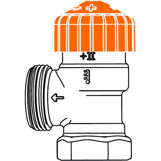 PATTERIVENTTIILI KULMA TA 3/4ECLIPSE 50842-020 ILMAN YHD