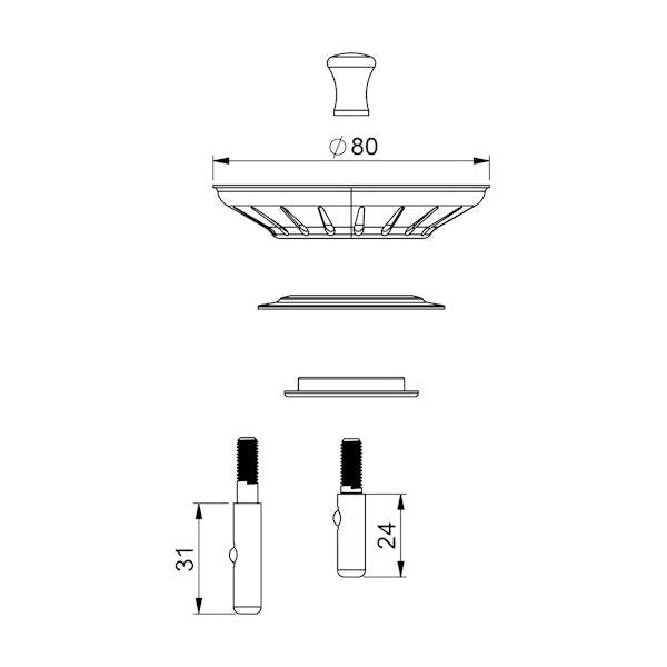 KORIPOHJAVENTTIILI PREVEX TULPPA VARAOSA