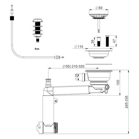 KORIPOHJAVENTTIILI PREVEX SMARTLOC LISÄOSA KAUKOSÄÄDÖLLÄ