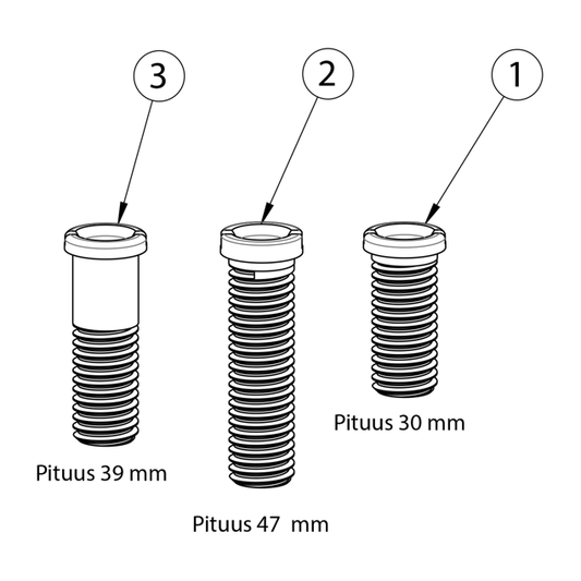 RUUVISARJA PREVEX 137464 KORIP.VENTT 30+39+47mm