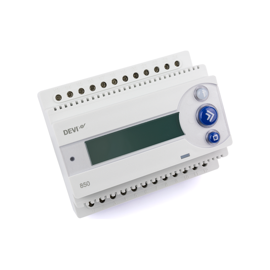 SULANAPITOTERMOSTAATTI DEVIREG 850III DIG.KESKUSY DIN