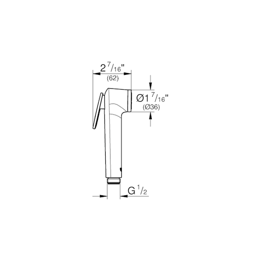 BIDESUIHKU GROHE 26506000 TEMPESTA-F