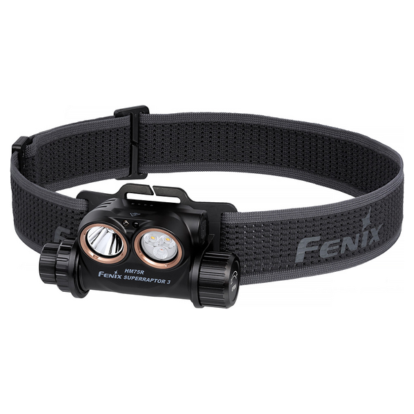 OTSAVALAISIN FENIX HM75 SUPERRAPTOR 3 1600LM LADATTAVA