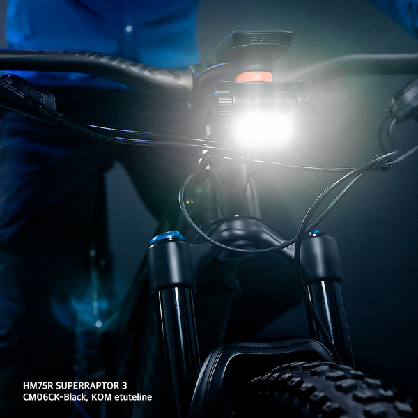 OTSAVALAISIN FENIX HM75 SUPERRAPTOR 3 1600LM LADATTAVA