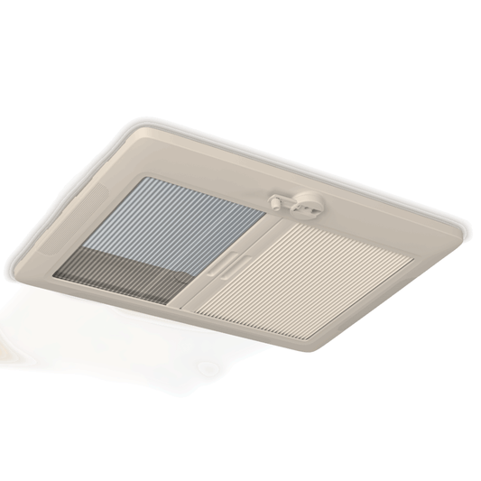 Dometic Midi Heki Style harmaa, 700x500 Veivillä, jatkuva ilmanvaihto