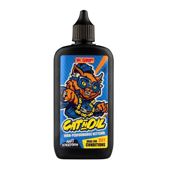 WOSHUP! Cat'n'Oil -kuivankelin ketjuöljy 100 ml
