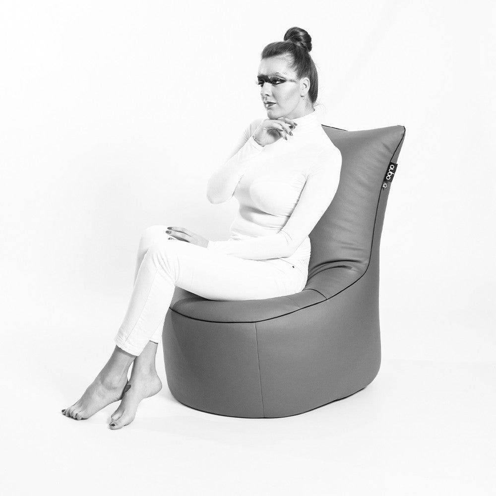 Säkkituoli Qubo™ Muff Papaya SOFT FIT