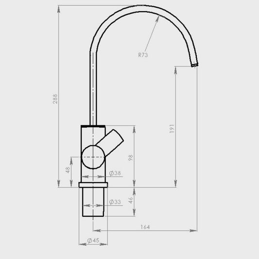 Reich Contur s90 yksiotehana kytkimellä