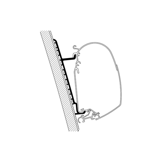 Thule markiisikiinnike Ducato H3 V2 Omnistor 5200 / 4900 | 309999 | 5415182046336 | Kotikauppa | Thule