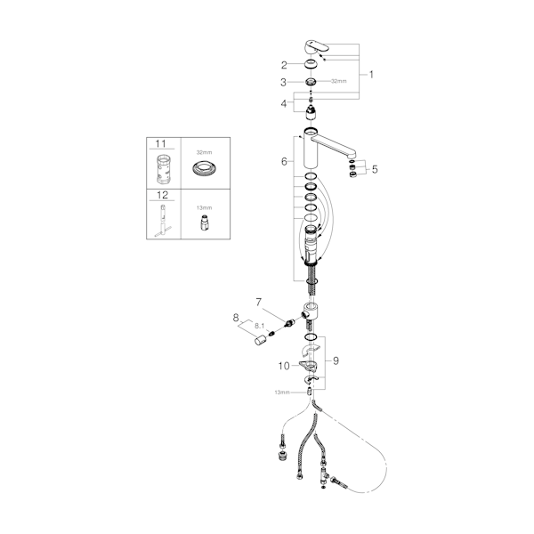 KEITTIÖHANA GROHE 31791000 ES COSMO PKV