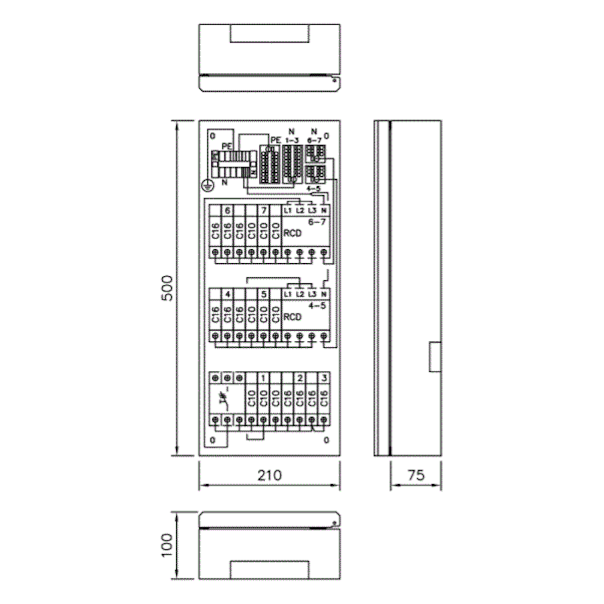 RYHMÄKESKUS PINTA FE EHSV140.19PS 35A IP20C FE
