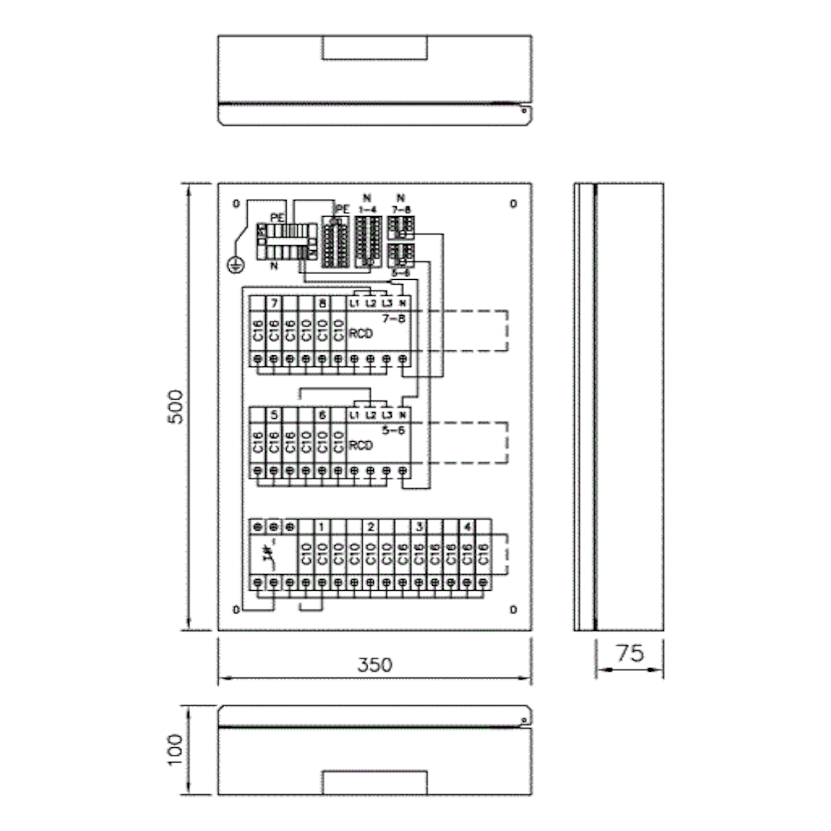 RYHMÄKESKUS PINTA FE EHSV140.24PS 40A IP20C FE