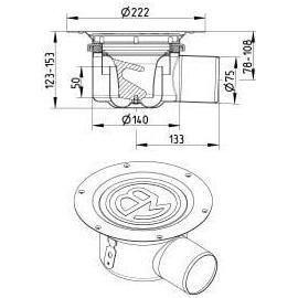 LATTIAKAIVO MULTI SÄÄD. HST 75 VAAKA SIS.VESILUKKO