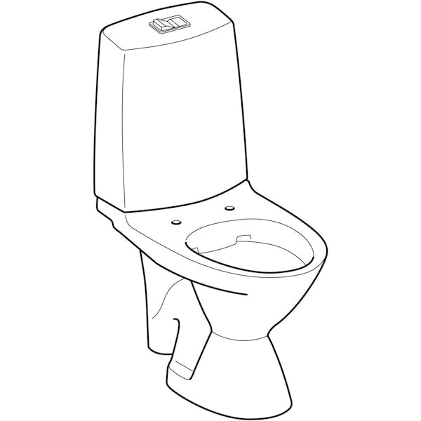 WC-ISTUIN EI KANTTA IDO 3536301101 GLOW ISO JALKA 1-T