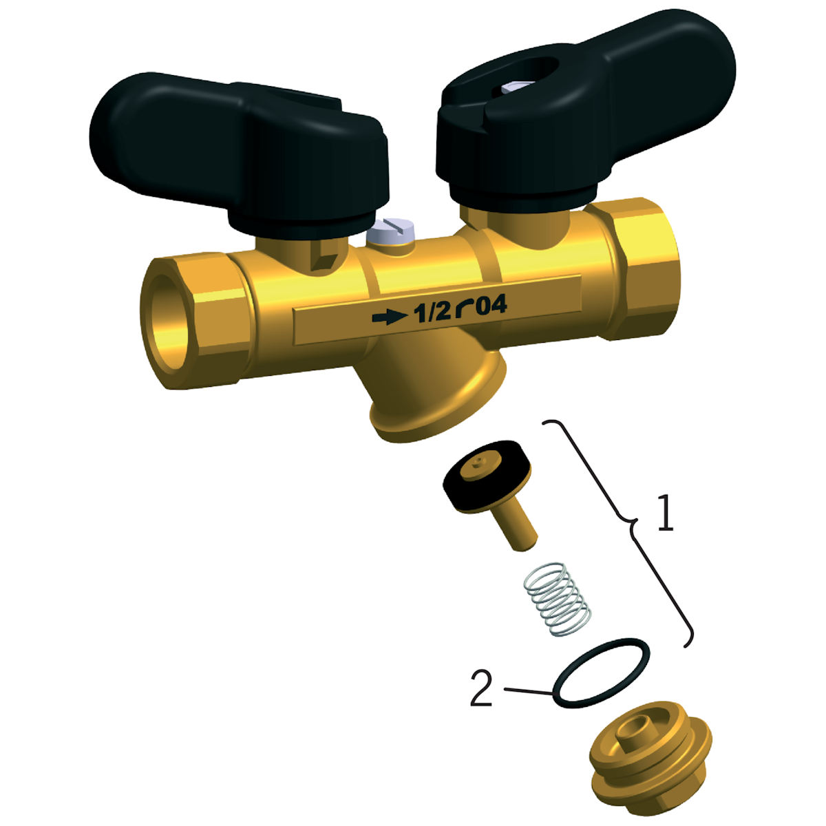 TÄYTTÖVENTTIILI ORAS 416015 1/2
