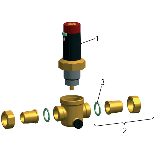 VAKIOPAINEVENTTIILI ORAS 433020 3/4 MAX +60C