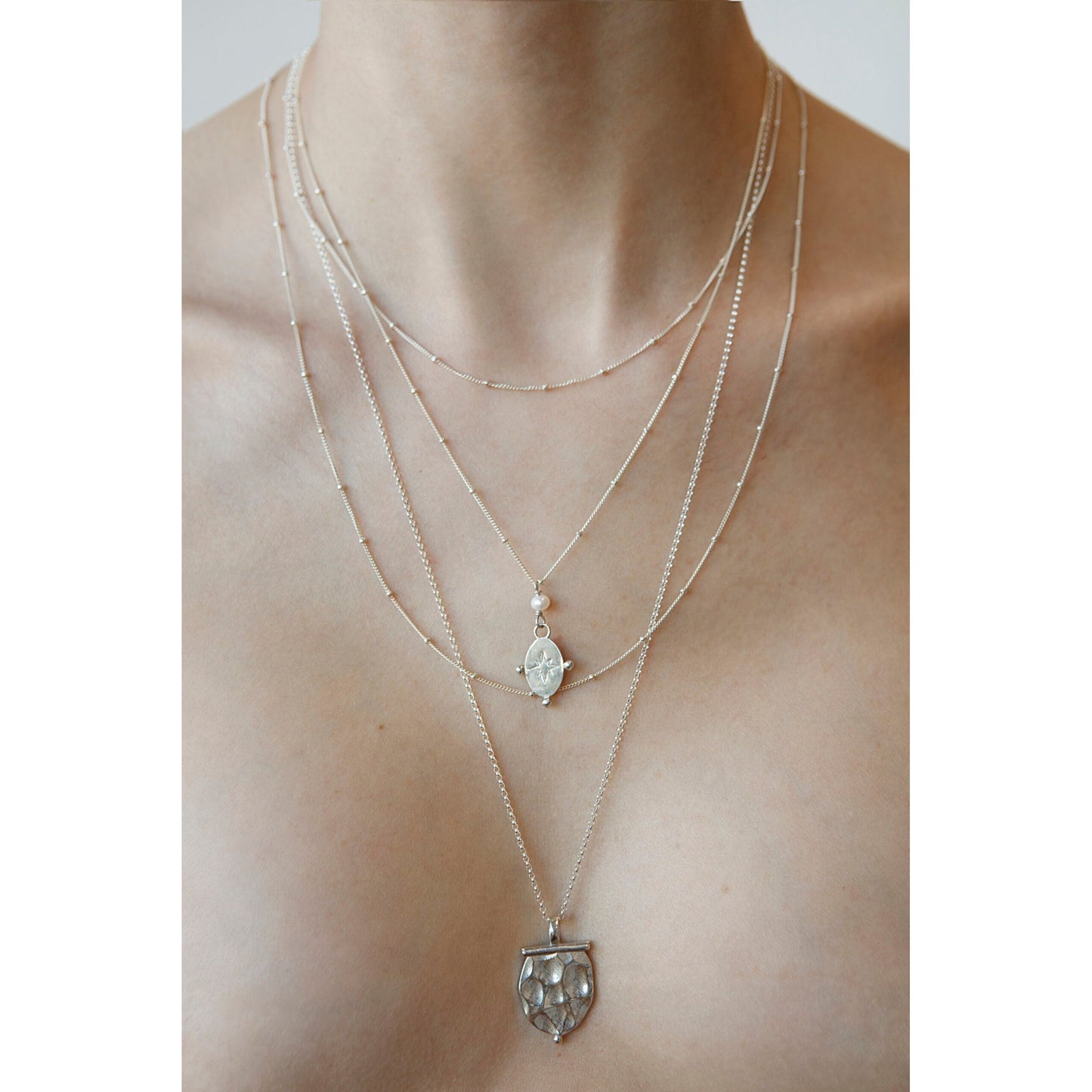 Morning Star Necklace - Silver