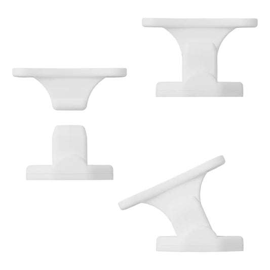 Oven sieppari saranoitu 2-osainen 59mm ja 44mm Valkoinen