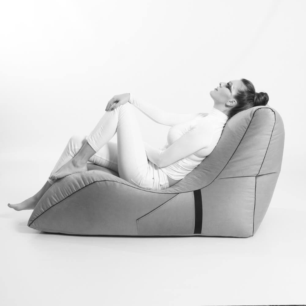 Säkkituoli Qubo™ Lounger Pebble POP FIT