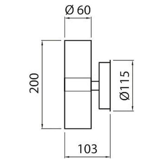 NUMEROVALAISIN NOPPA FLAT IP65 IK10 12W/840 PCO WH FLAT