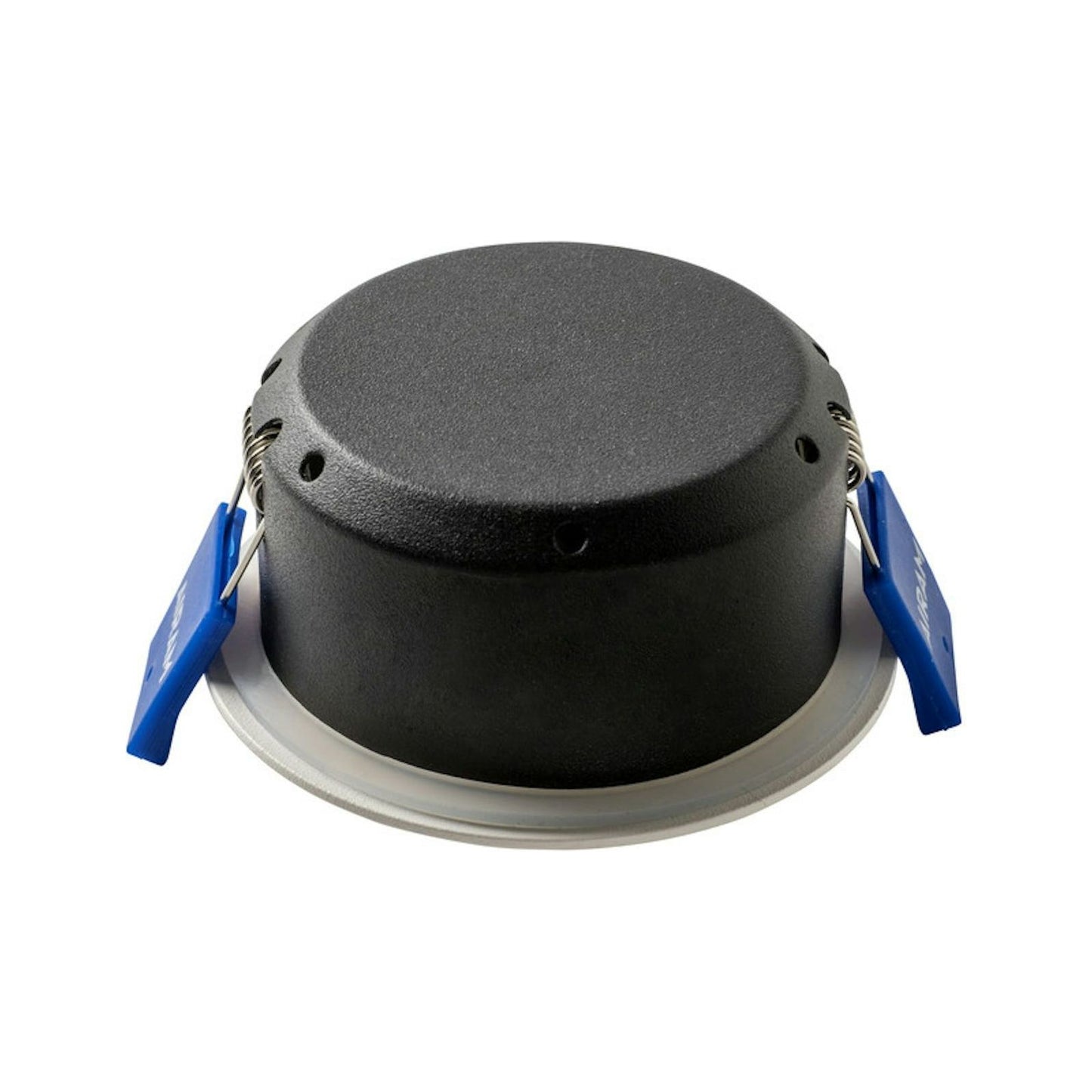 LED-alasvalo Airam Compact, Ø80x39mm, IP44/IP20, 5W/840, himmennettävä, suunnattava, valkoinen