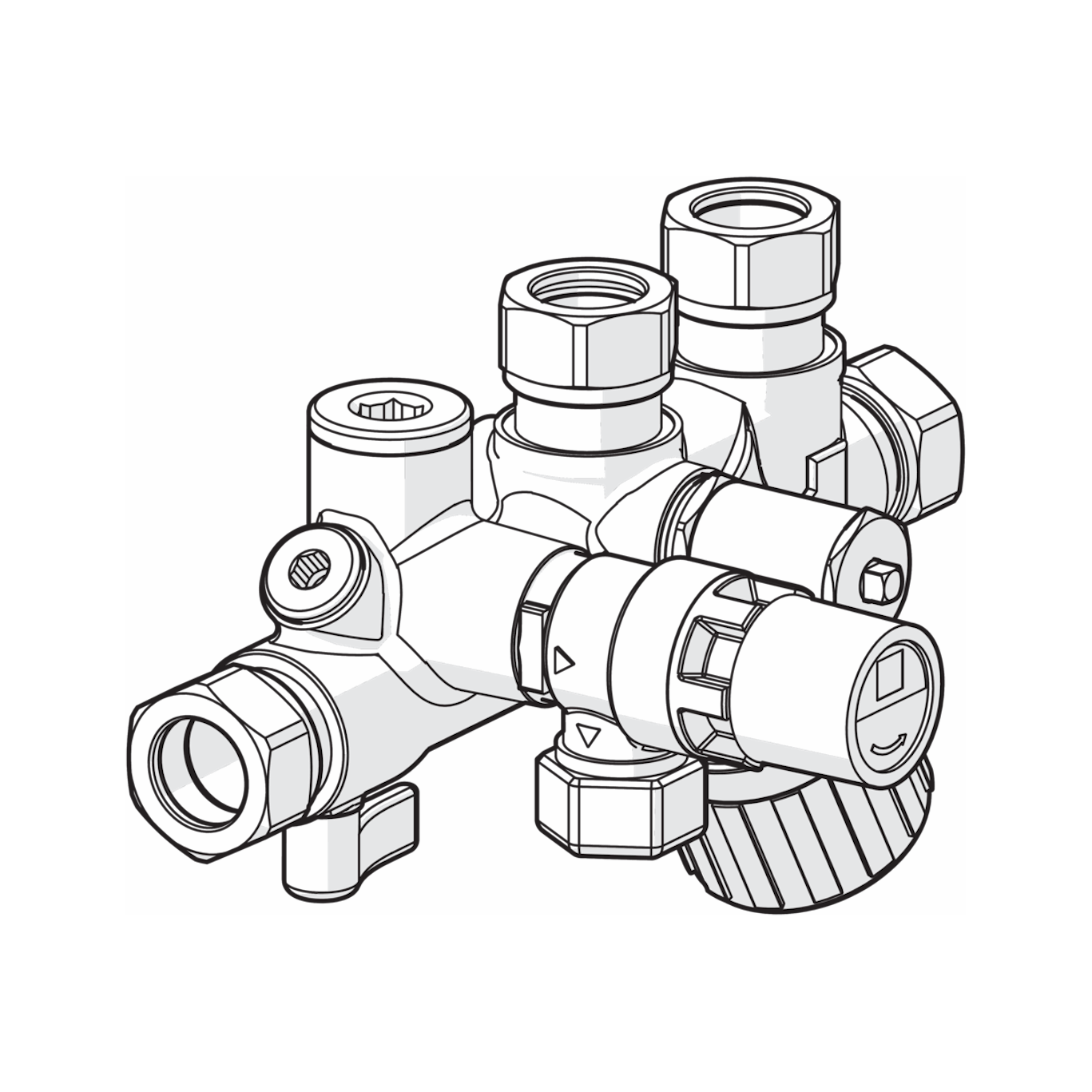 SYÖTTÖSEKOITUSVENTTIILI ORAS 420222 DN20 22mm