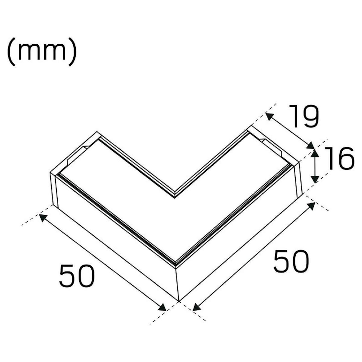 LED-PROFIILI LED EXTEND G2 IP21 60lm 1W 3000K DIM WH