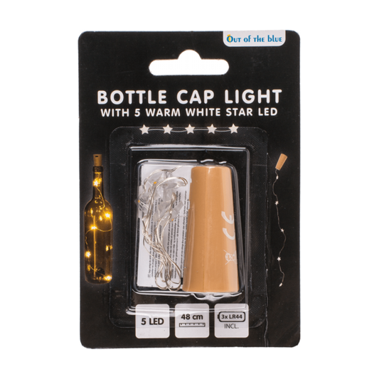 Pullonkorkkivalo (lämmin valkoinen)