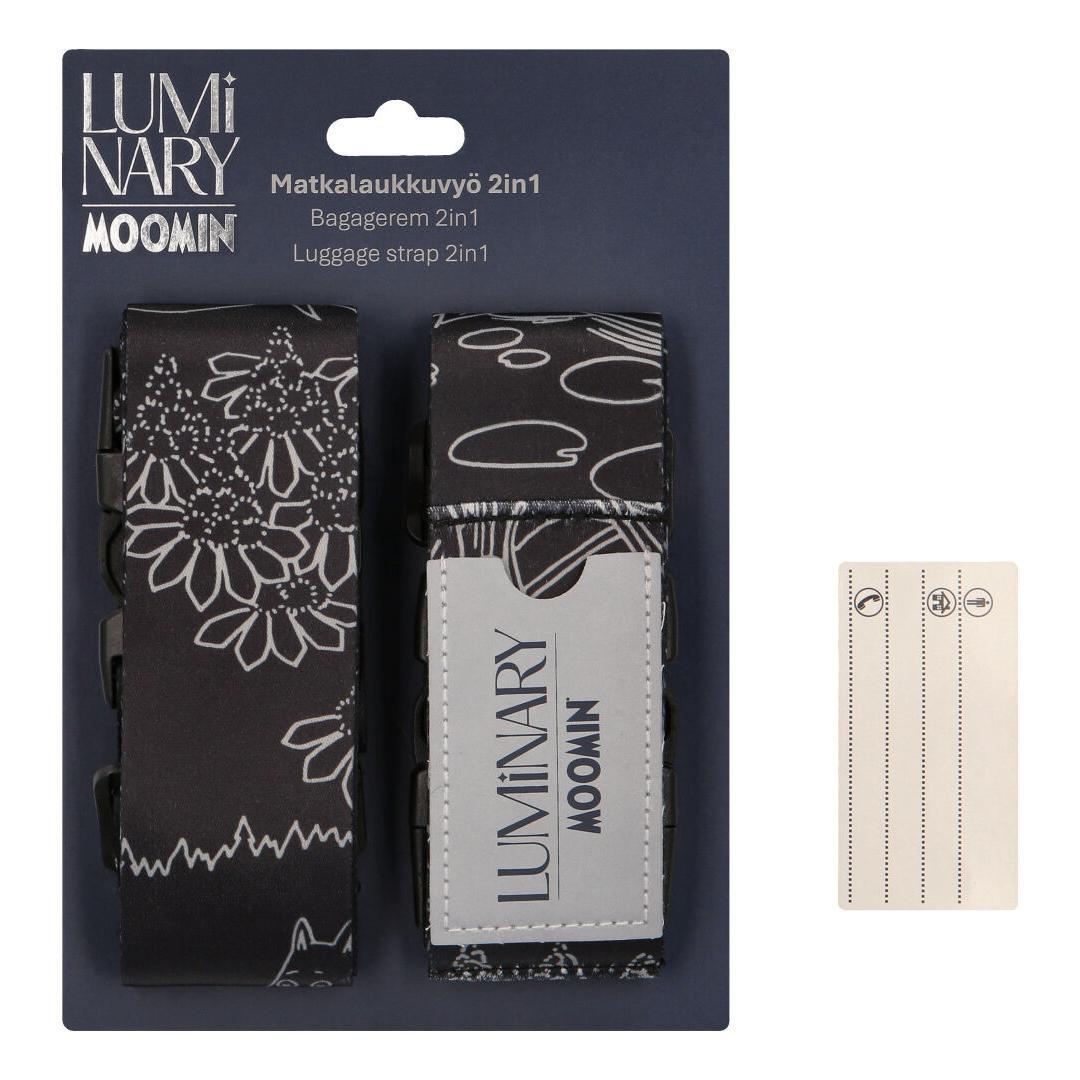 Matkalaukkuvyö Luminary-Moomin 2in1 musta