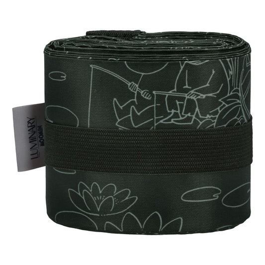 Kassi Luminary-Moomin taiteltava heijastava musta