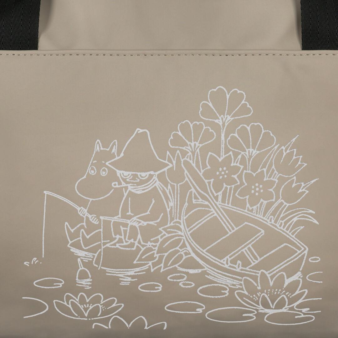 Reissukassi Luminary-Moomin 20 L keinonahka heijastava
