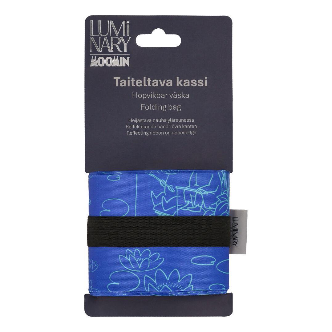 Kassi Luminary-Moomin taiteltava heijastava sininen