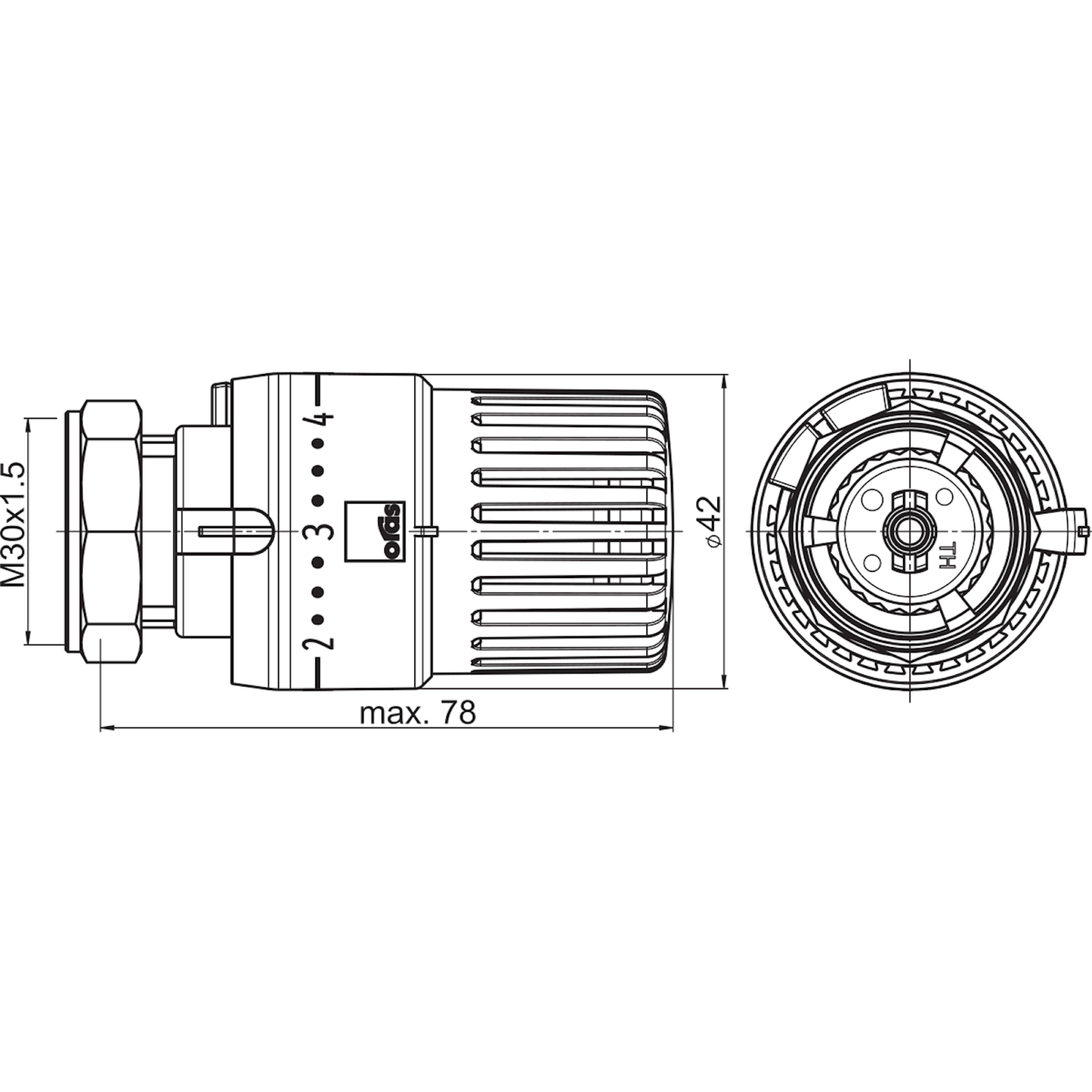 PATTERITERMOSTAATTI ORAS 443000 STABILA PRO