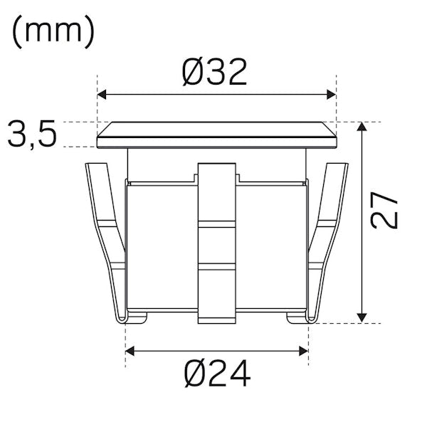 MAAVALAISIN GARDEN IP67 12V 5lm 0,8W