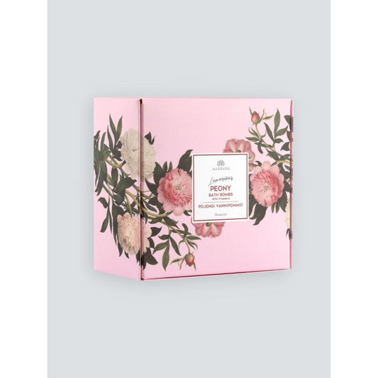 Luxurious Peony Bath Bomb With Vitamin E - Set of 4 Bombs