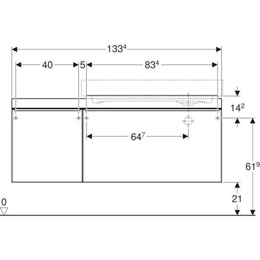 ALAKAAPPI CITTERIO RUSKEANHARMAA LASI/TAMMI BEIGE