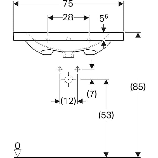 PESUALLAS ACANTO LASKUTASOLLA, KERATECT 750x482mm